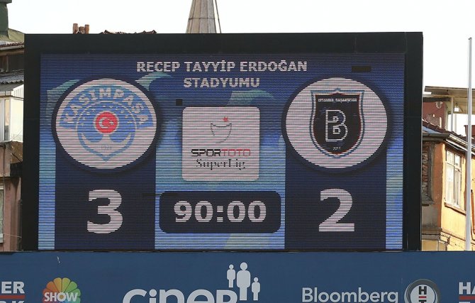 Süper Lig: Kasımpaşa: 3 - Medipol Başakşehir: 2 (Maç Sonucu)
