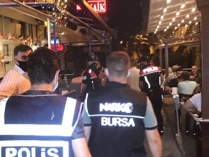 Bursa’da 500 Polisle Eğlence Mekanlarına Korona Virüs Uygulaması