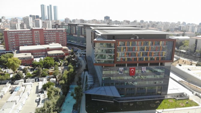 Göztepe Şehir Hastanesinin Son Durumu Havadan Görüntülendi