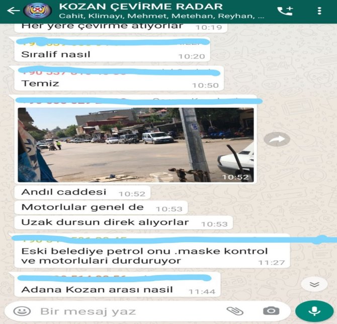 Polis Kontrolünden Kaçmak İçin Whatsapp Grubu Kurdular