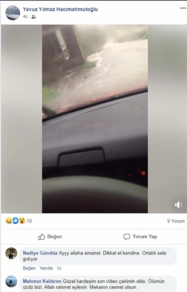 Son Anlarını Böyle Kayda Aldı