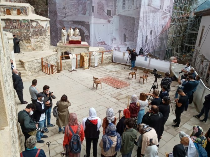 Sümela Manastırı’nda 5 Yıl Aradan Sonra İlk Ayin