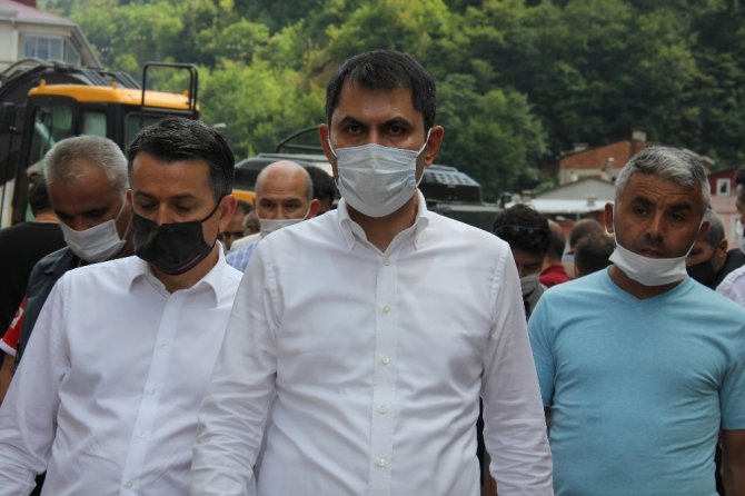 Çevre Ve Şehircilik Bakanı Murat Kurum Dereli İlçesinde İncelemelerde Bulundu