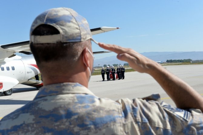 Şehit Uzman Çavuş Ak’ın Naaşı Düzenlenen Törenle Memleketi Ordu’ya Uğurlandı