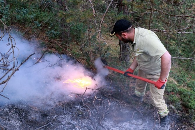 Gümüşhane’de Orman Ve Örtü Yangını