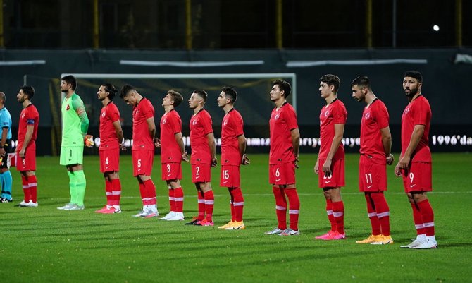 U21 Avrupa Şampiyonası: Türkiye: 0 Andorra: 0 (İlk Yarı)