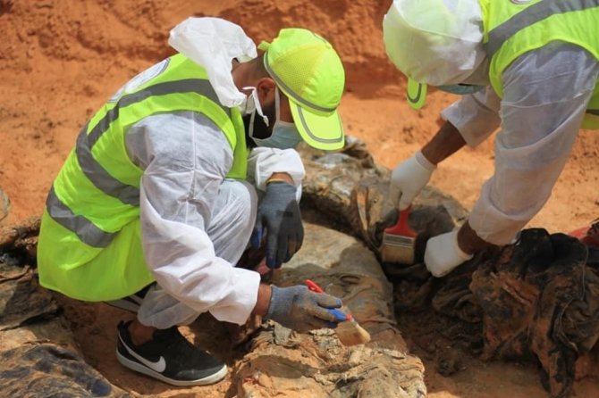 Libya’da Hafter’den Kurtarılan Terhune’de İkinci Toplu Mezar Bulundu