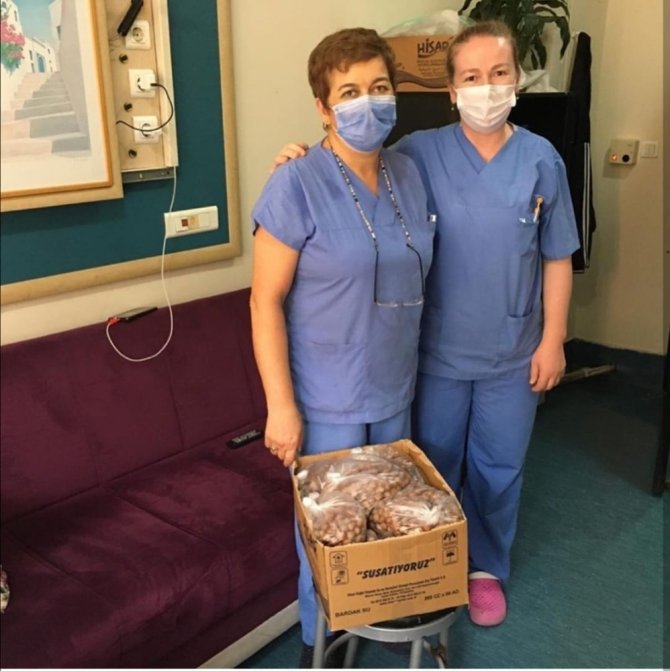 Giresun’dan İstanbul’daki Sağlık Çalışanlarına Fındıklı Motivasyon