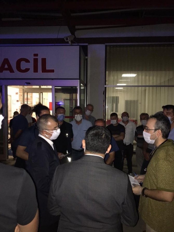 Vali Doruk, Kazada Yaralanan Maden İşçilerini Ziyaret Etti