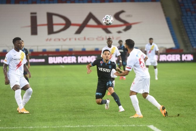 Süper Lig: Trabzonspor: 3 - Yeni Malatyaspor: 0 (İlk Yarı)