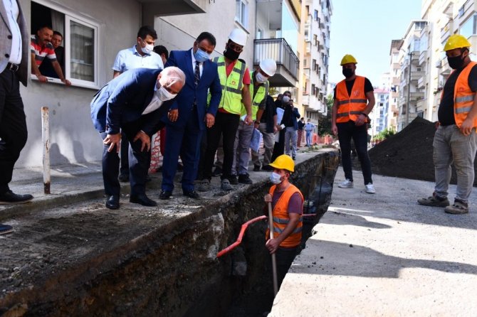 Trabzon’un İçme Suyu Hattını Yenileme Çalışmaları Devam Ediyor