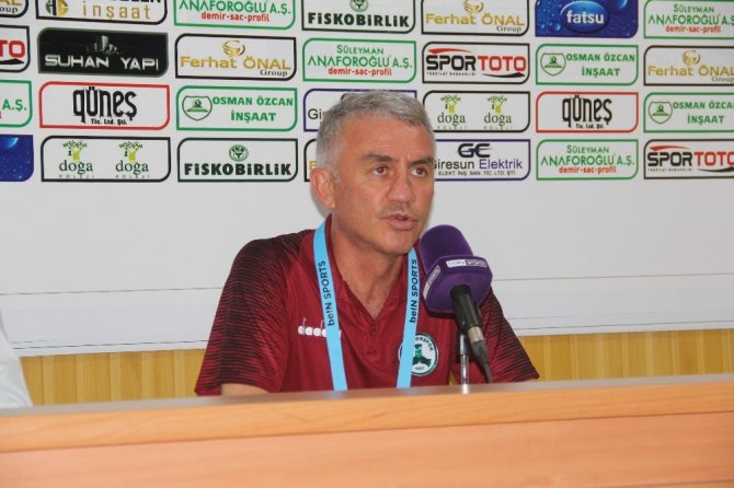 Giresunspor - Boluspor Maçının Ardından