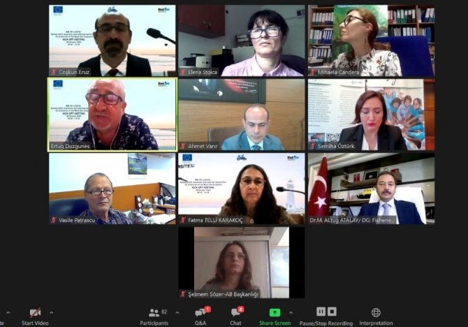 Sanal Ortamda Karadeniz’de Kirliliğin Önlenmesi İçin Bir Araya Geldiler