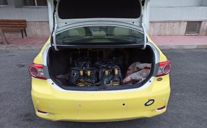 Gümüşhane’de Kaçak Alkol Ele Geçirildi