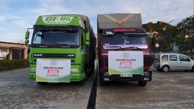 Giresun’dan İzmir’e İki Tır Yardım Yola Çıktı
