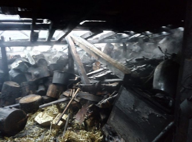 Artvin’de Sabah Saatlerinde İki Yangın Meydana Geldi