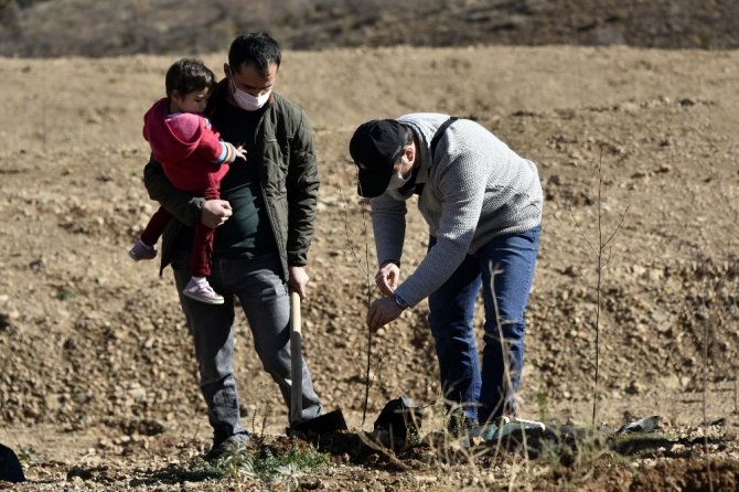 Gümüşhane’de 22 Bin Fidan Toprakla Buluştu