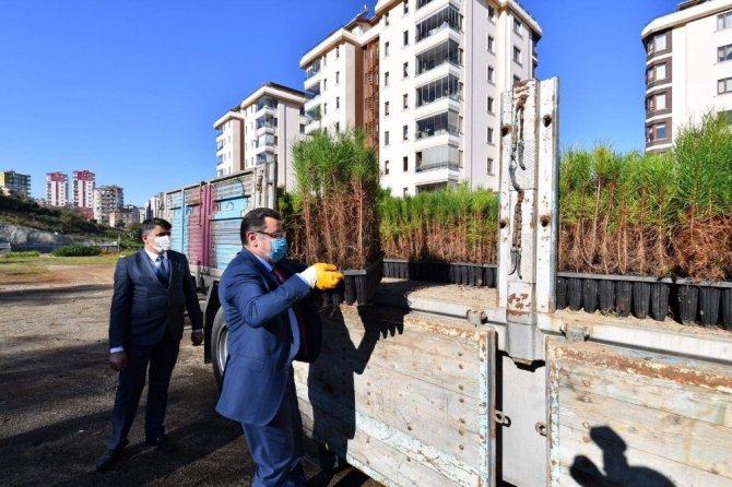 Ortahisar Belediyesi’nden Antakya Belediyesi’ne 4 Bin 61 Adet Fidan Bağışında Bulundu