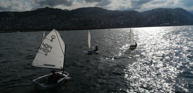 Trabzon Yelken İl Birinciliği Müsabakaları Heyecanlı Yarışlara Sahne Oldu