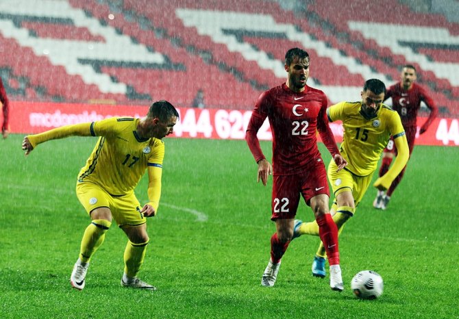 U21 Avrupa Şampiyonası: Türkiye: 3 - Kosova: 0 (Maç Sonucu)