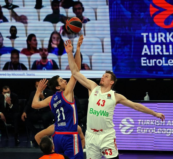Thy Euroleague: Anadolu Efes: 71 - Bayern Münih: 74