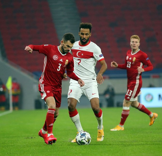 Uefa Uluslar Ligi: Macaristan: 0 - Türkiye: 0 (İlk Yarı)