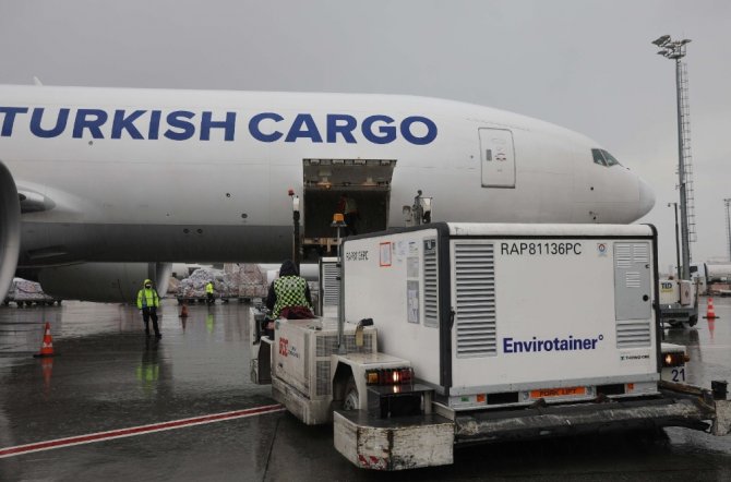 Korona Virüs Aşılarını Turkish Cargo Taşıyor