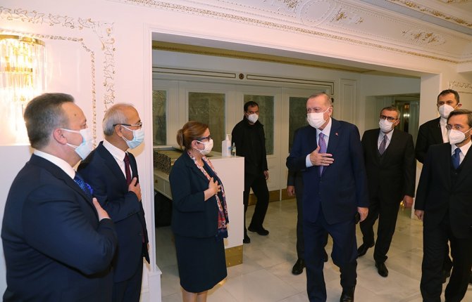 Cumhurbaşkanı Erdoğan Tim Heyeti Kabulü Devam Ediyor