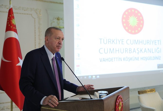 Cumhurbaşkanı Erdoğan Tim Heyeti Kabulü Devam Ediyor