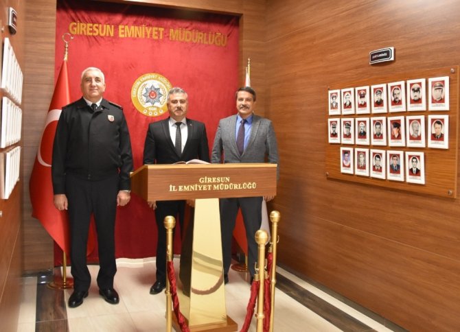 Trabzon’dan Giresun Emniyet Müdürlüğü’ne Nezaket Ziyareti
