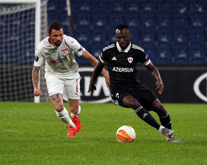 Uefa Avrupa Ligi: Karabağ: 1 - Sivasspor: 0 (Maç Devam Ediyor)