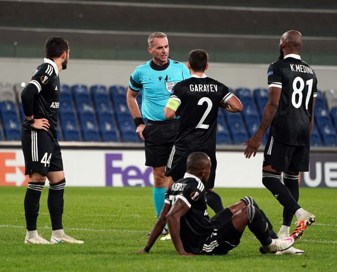 Uefa Avrupa Ligi: Karabağ: 1 - Dg Sivasspor: 1 (İlk Yarı)