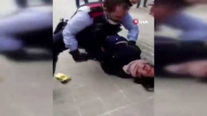İspanya’da Kadına Polis Şiddeti