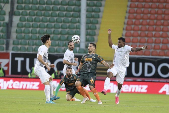 Süper Lig: Aytemiz Alanyaspor: 1 - Konyaspor: 0 (Maç Sonucu)