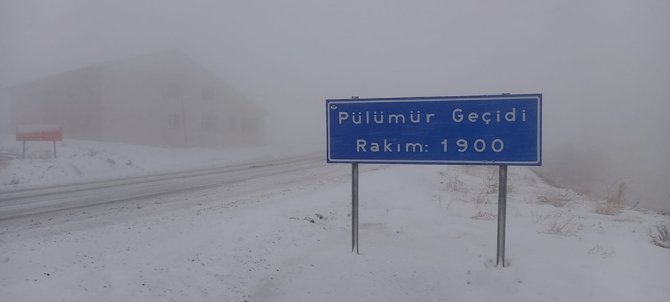 Tunceli’de Kar, 56 Köy Yolunu Ulaşıma Kapattı