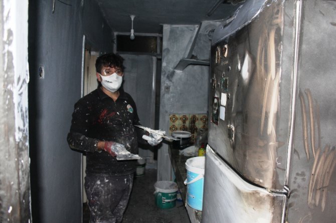 Yanan Evi İçin Gözyaşı Döken O Anne Yardım Bekliyor
