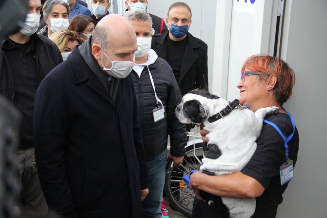 Süleyman Soylu, İzmir’de Konteyner Kenti Ziyaret Etti