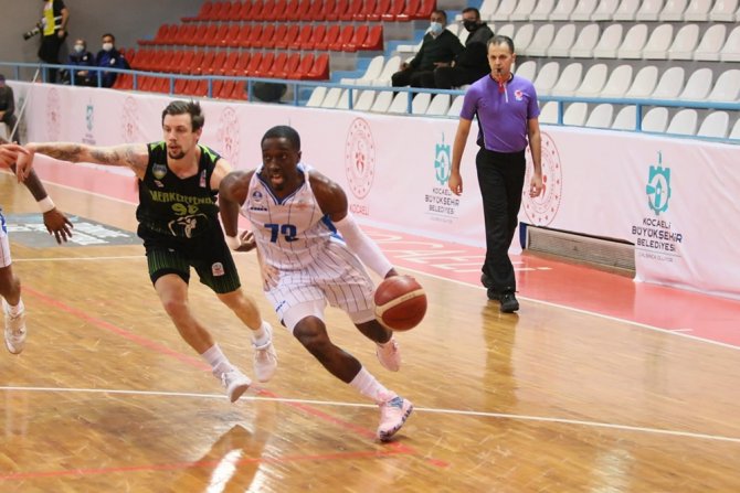Erkekler Basketbol 1. Ligi: Kocaeli Bşb Kağıtspor: 72 - Denizli Basket: 91