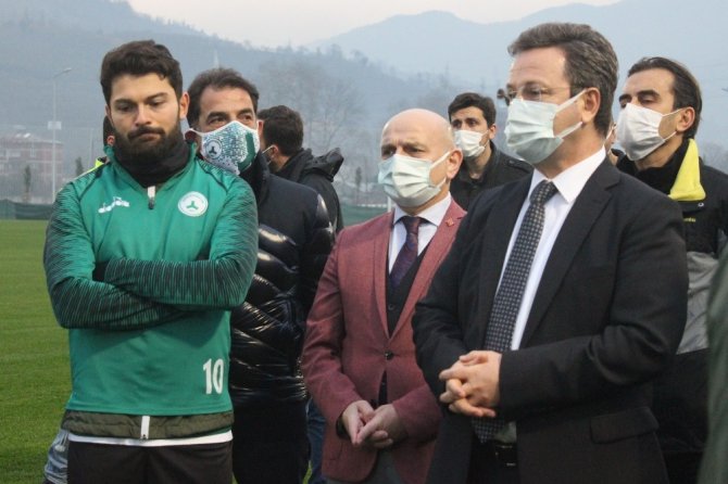 Giresunspor, Çotanak Spor Kompleksi’nde İlk Antrenmanını Yaptı