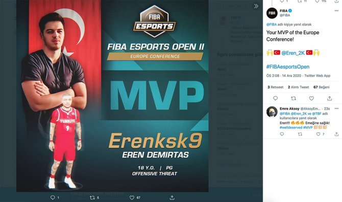 Türkiye E-spor Milli Takımı, Avrupa’da Namağlup Şampiyon