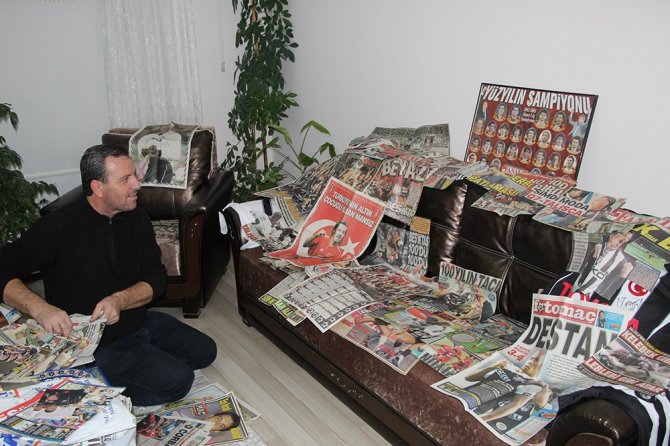 35 Yıldır Beşiktaş’ın Gazetede Çıkan Haberlerini Biriktiriyor