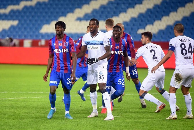 Ziraat Türkiye Kupası: Trabzonspor: 0- Adana Demirspor: 0 (İlk Yarı)
