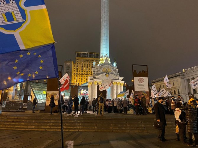 Ukrayna’daki Protestolar 16’ıncı Gününe Girdi