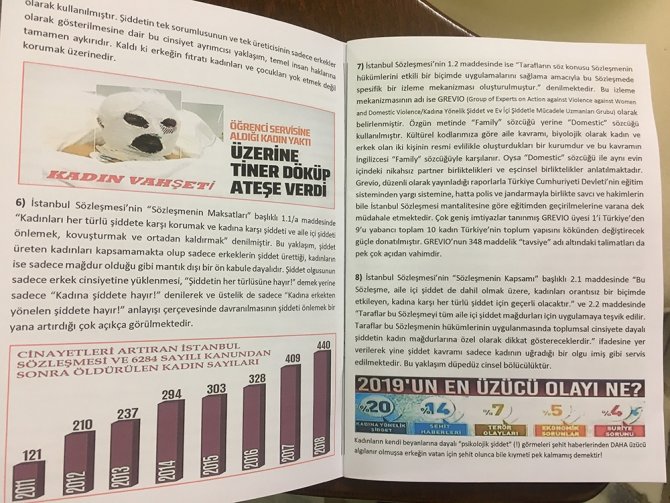 İstanbul Sözleşmesi Karşıtı Kitapçıklar Tbmm’de Dağıtıldı