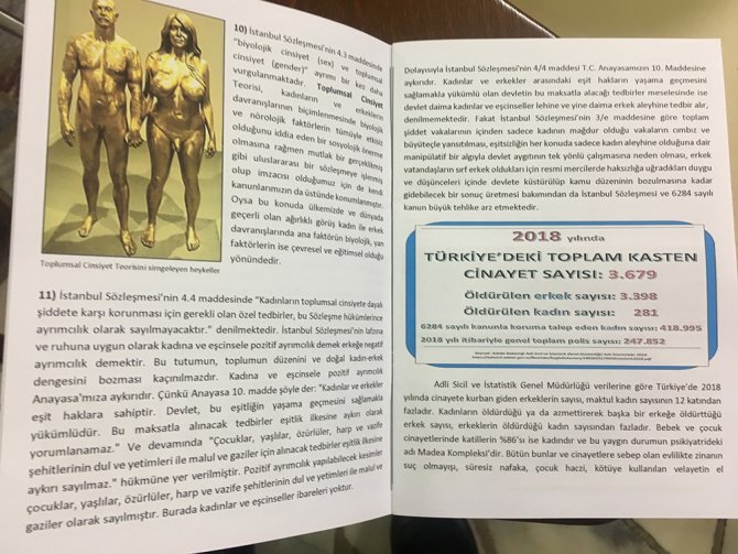 İstanbul Sözleşmesi Karşıtı Kitapçıklar Tbmm’de Dağıtıldı