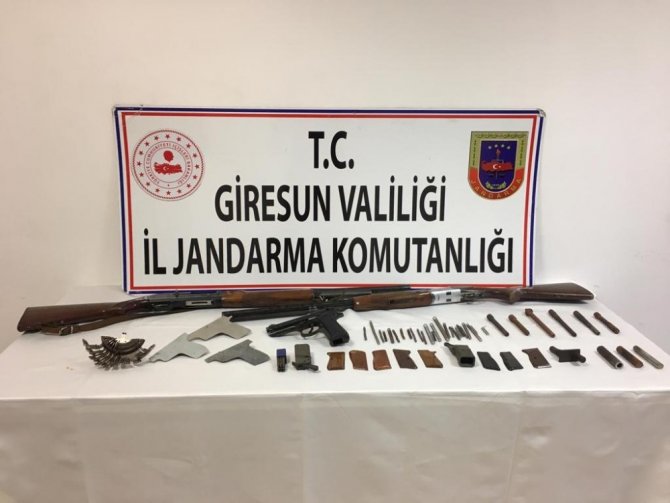 Giresun’da Kaçak Silah Atölyesine Baskın