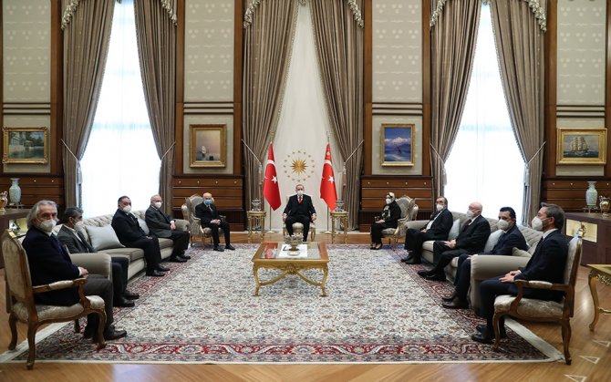 Cumhurbaşkanı Erdoğan, Devlet Bahçeli İle Bir Araya Geldi