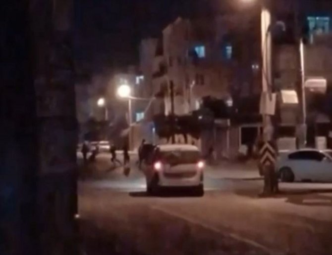 Yılbaşını Sokakta ‘Erik Dalı’ İle Kutladılar, Polisin Sireniyle Çil Yavrusu Gibi Dağıldılar