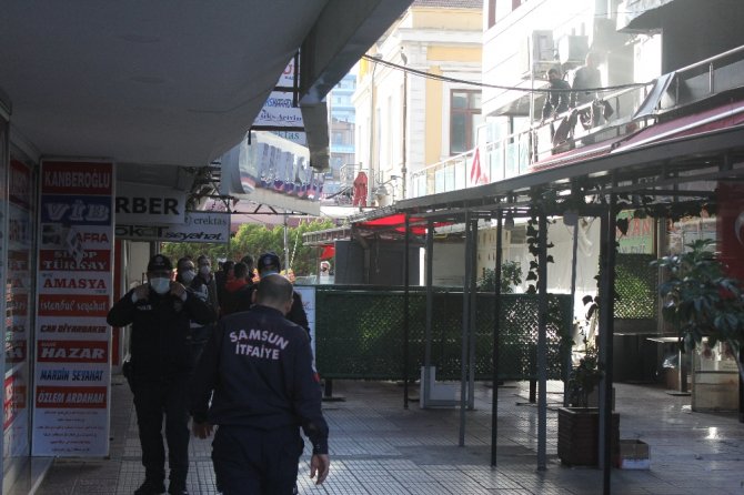 Samsun’da Lokantada Yangın Paniği