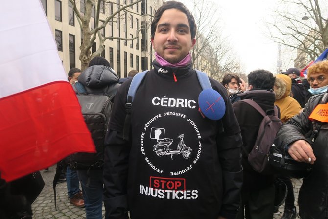 Paris’te Polis Şiddeti Karşıtı Protesto